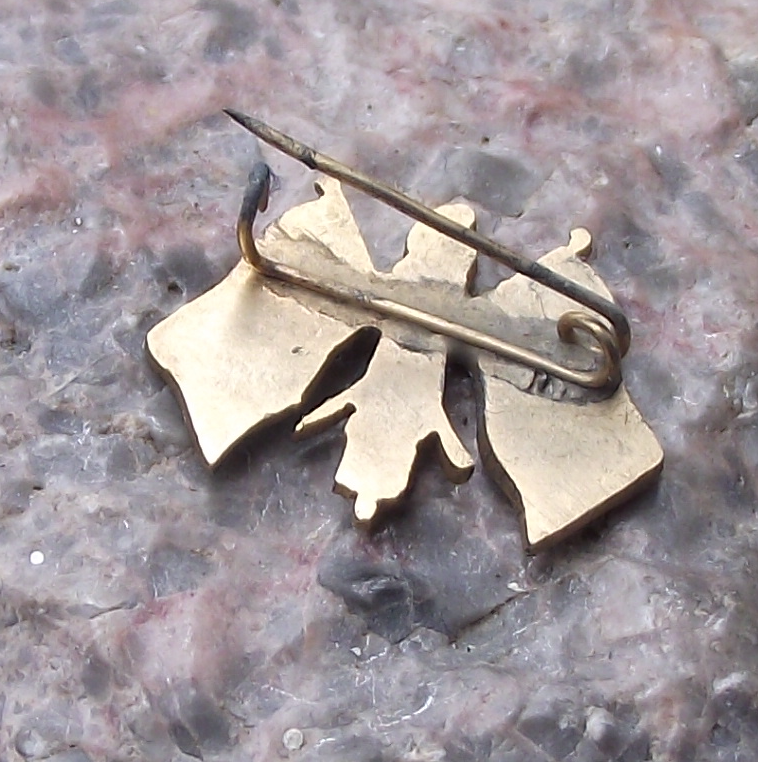 Vintage Cuba National Flag Cuban 26th July Movement Revolution Pin Badge