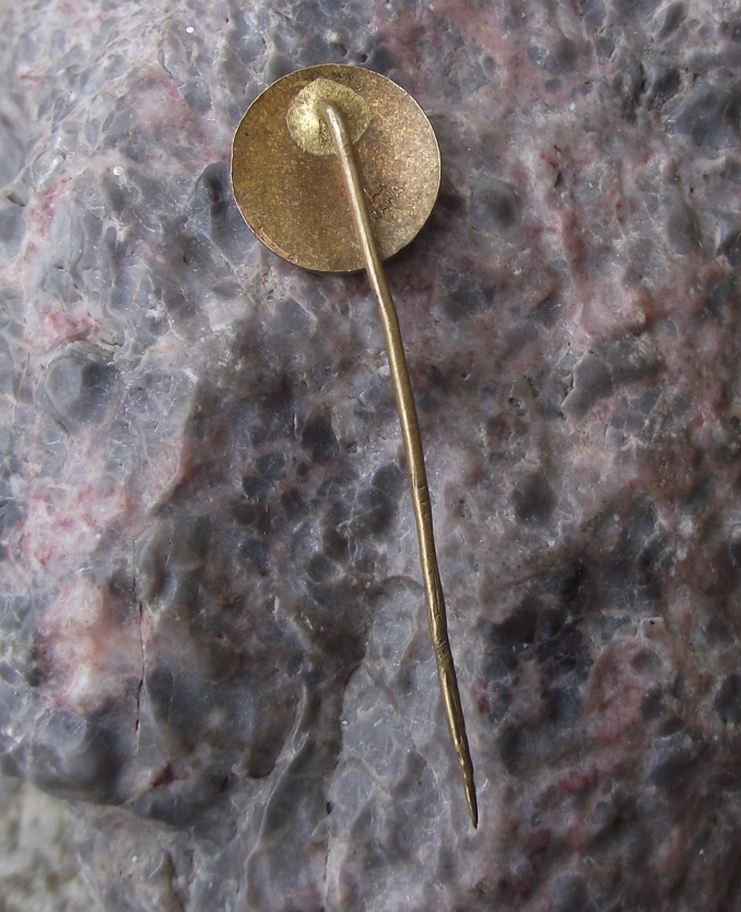Vintage Old Meteor Praha 1884 Football Club Prague Green Star Pin Badge