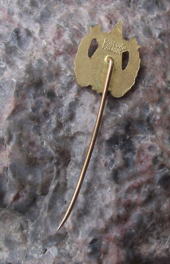 Vintage Cervena Hviezda Bratislava Red Star Football Soccer Club Pin Badge
