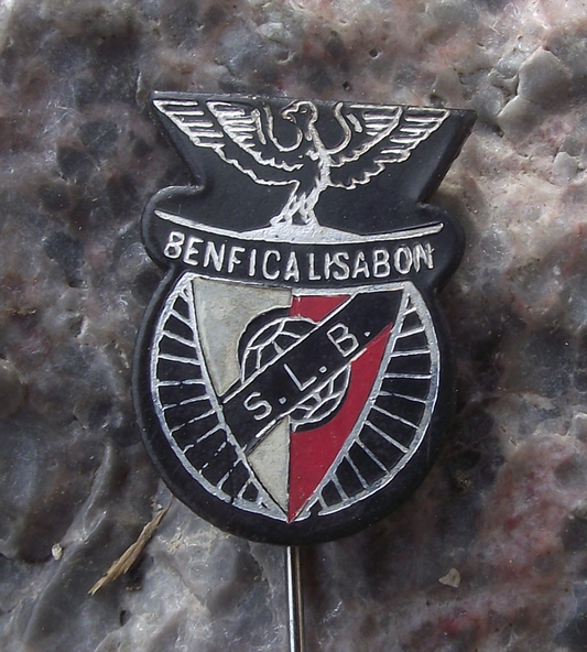 Vintage Benfica SLB Sporting Lisbon Motif Logo Soccer Football Club Pin Badge - Badgecrazy