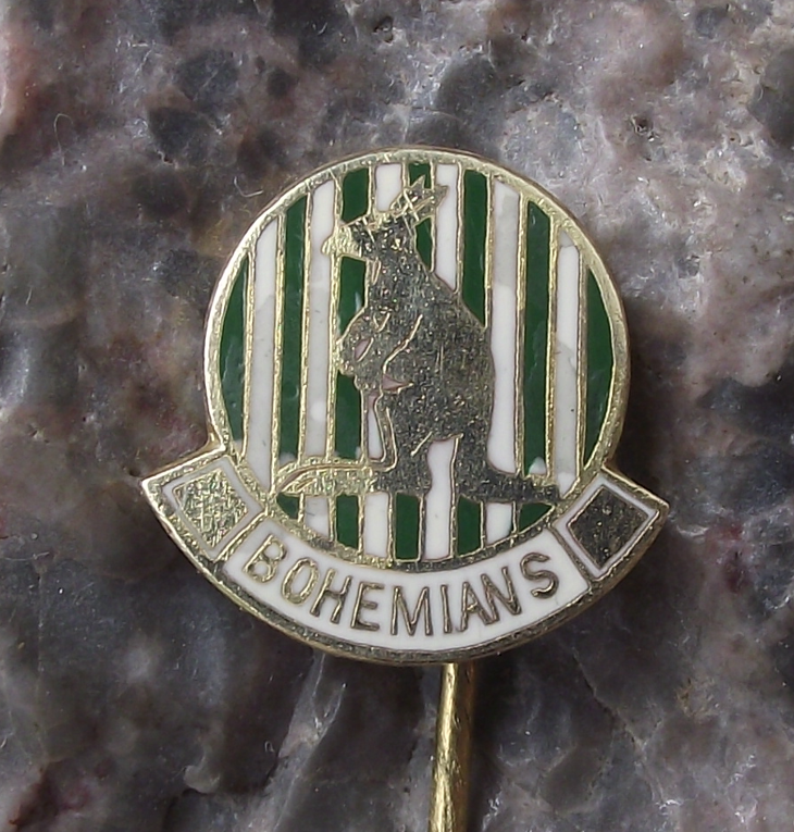 Vintage Bohemians Prague Praha Kangaroo Mascot Football Club Pin Badge