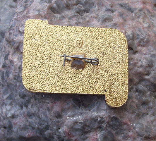 Vintage Russian Baltic Fleet Corvette Vityaz Sailing Vessel Boat Pin Badge - Badgecrazy