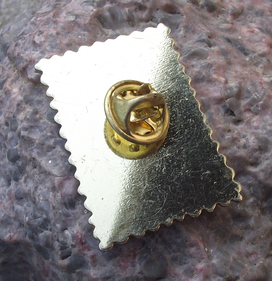 1992 Sweden Swedish Sailing Brig Superb 1855 Ship Stamp Pin Badge - Badgecrazy