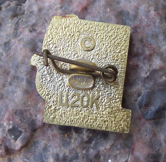 Vintage Soviet Union Black Sea Feodosia Theodosia Greek Ship Pin Badge