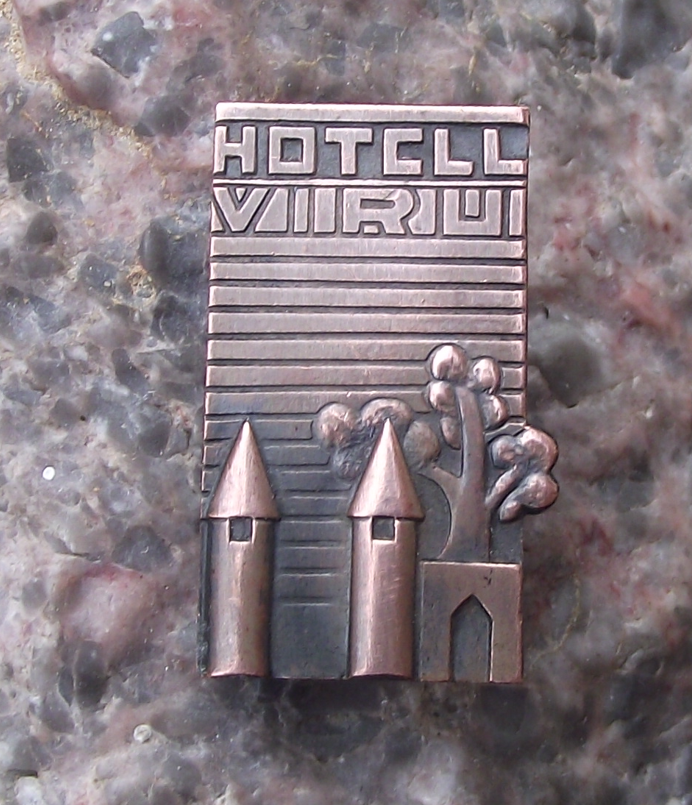 Vintage High Rise Hotel Sokos Viru Tallinn Pin Badge