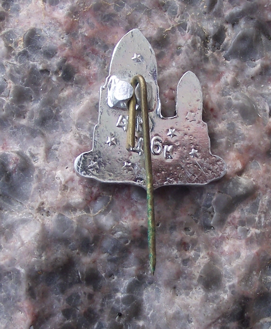 Vintage Samarkand Uzbekistan Shah-i Zinda Memorial Complex Pin Badge - Badgecrazy