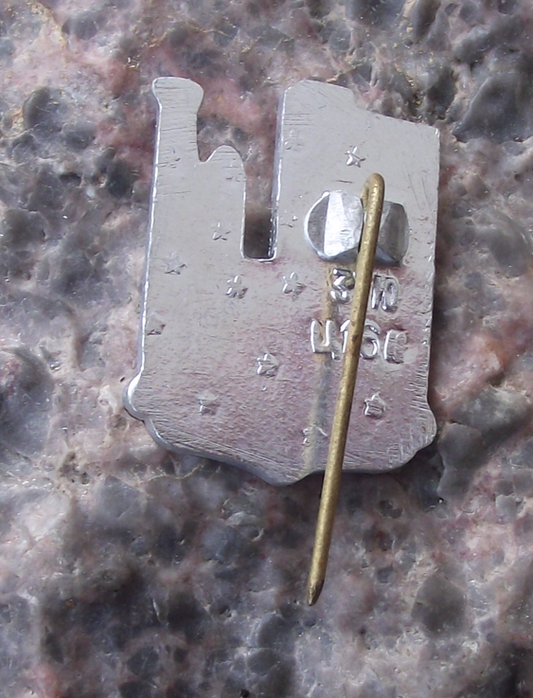 Vintage Samarkand Uzbekistan Sher-Dor Madrasah Pin Badge - Badgecrazy