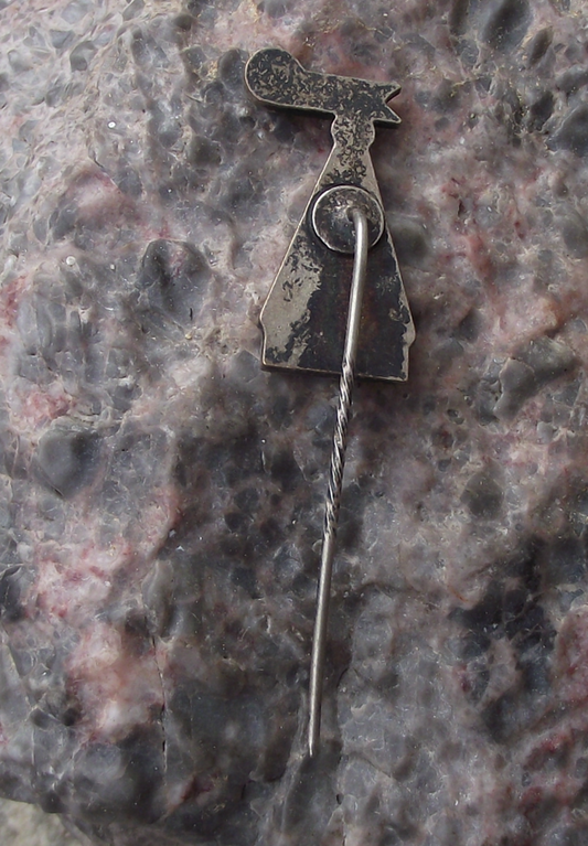 Vintage Estonia Tallinn Red Roofs and Weather Vane Souvenier Pin Badge - Badgecrazy