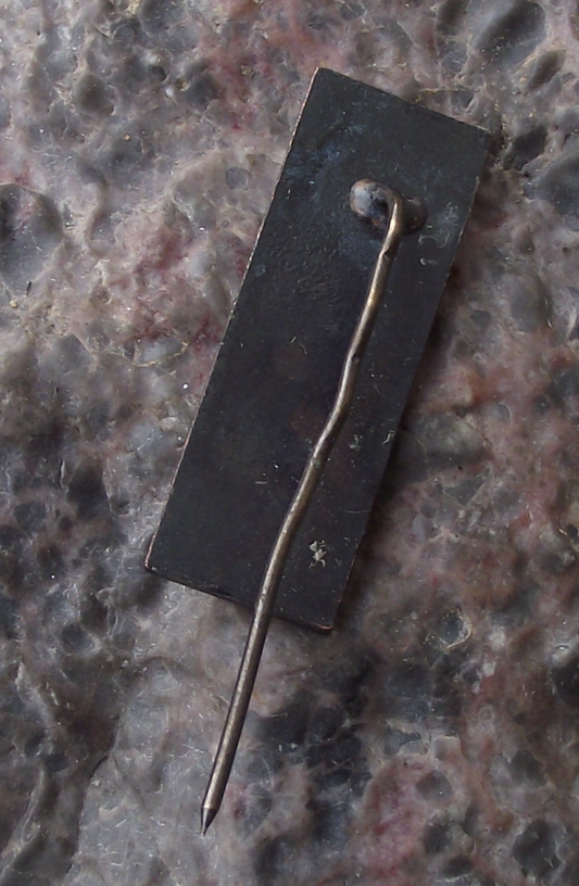 Vintage Latvia Tukums Rose Souvenir Pin Badge - Badgecrazy