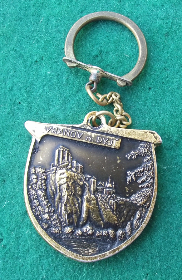 Vintage Vranov Vranovska Prehrada Souvenir Keychain Keyring