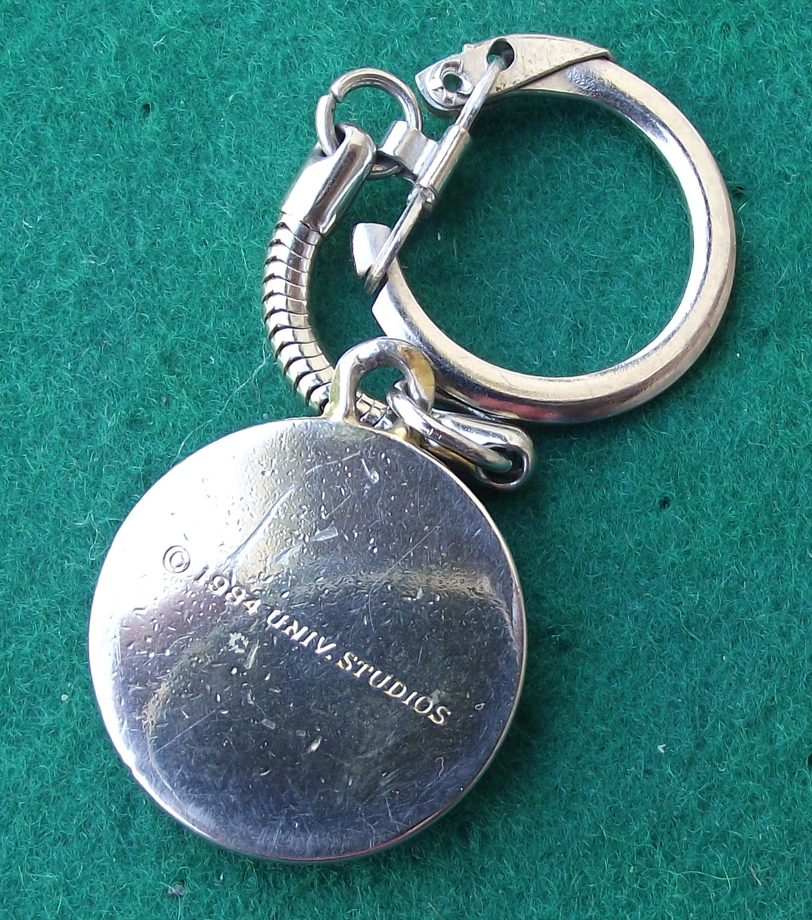 1984 Chinese Characters Script Blessing Universal Studios Keychain Keyring
