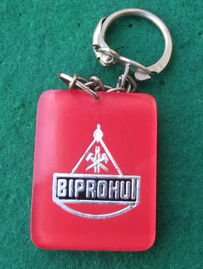 Vintage Poland Gliwice Hereldic Town Crest Polish Souvenir Keychain Keyring