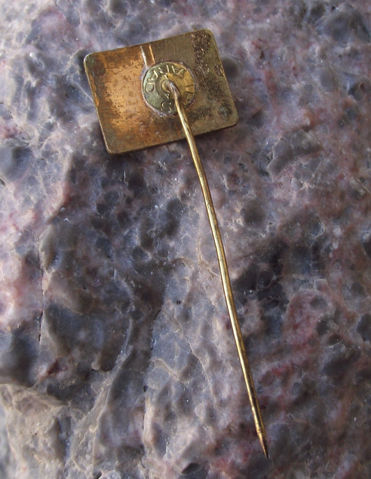 Vintage Black Sea Marea Neagra Lighthouse and Ship Pin Badge - Badgecrazy