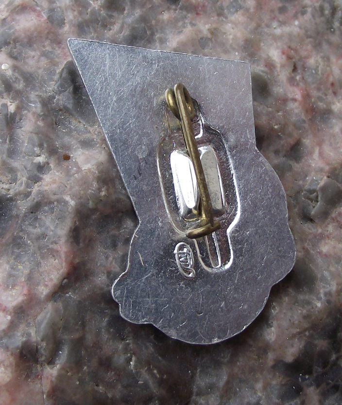 1962 Vostok 3 & 4 Joint Soviet Union Rocket Launch Space Program Pin Badge