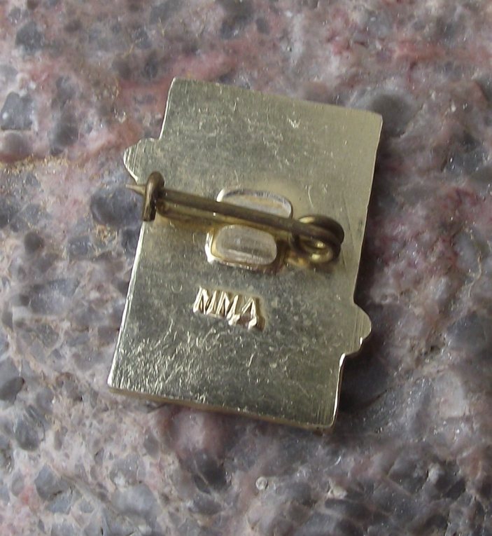 1962 Vostok Boctok 3 & 4 Orbit Lines around Planet Earth CCCP Star Pin Badge