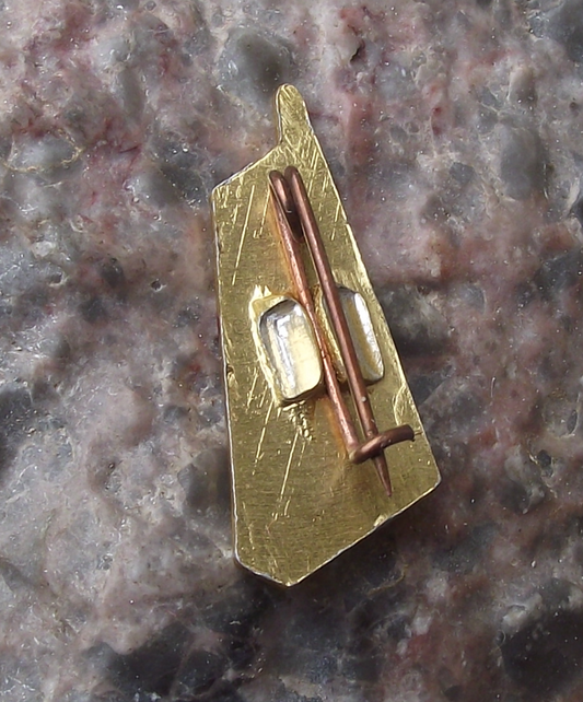 1961 Vostok 2 Russian Soviet Union Space Mission Rocket Launch Pin Badge - Badgecrazy