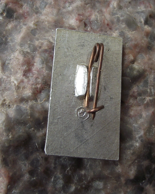 1962 Space Communication Vostok 3 and 4 Saturn Russian Pin Badge