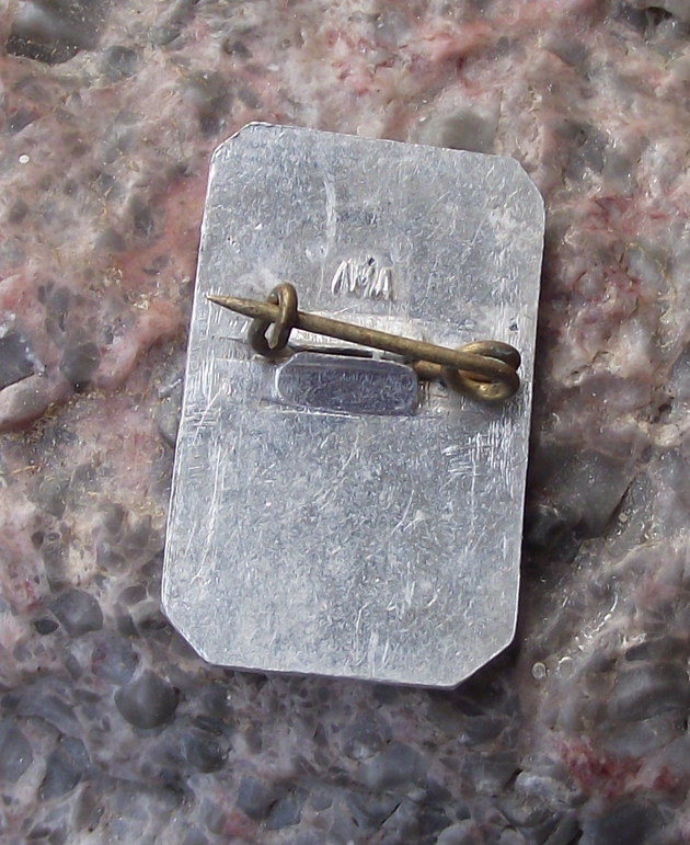 1959 Luna Lunik 2 Soviet Moon Lunar Surface Probe Space Finned Rocket Pin Badge