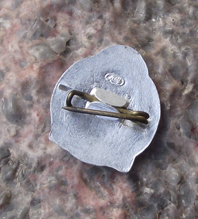 1959 Luna Lunik 3 First Photographs of Dark Side of Moon Space Rocket Pin Badge