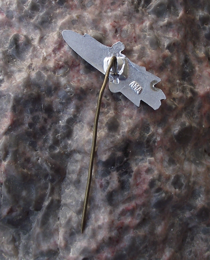1961 Vostok 1 Rocket Muscular Bare Chested Man Soviet Icon Space Pin Badge