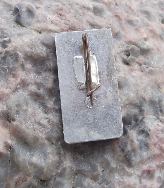 1963 Vostok 5 and 6 Russian Dual Space Rockets Launch Pin Badge - Badgecrazy