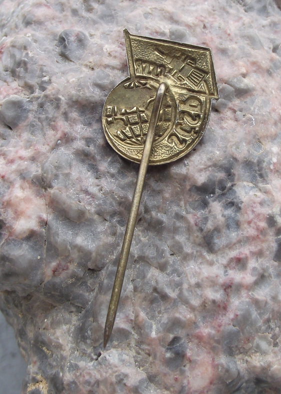 Vintage Sputnik 3 Space Race Earth Orbit Soviet Program SCSP Satellite Pin Badge
