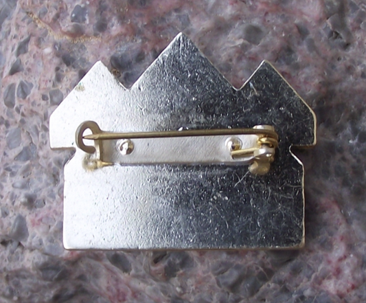 Vintage Pioneer Czech Pionyr Youth Camping Award Stage 5 Tents ROH Pin Badge - Badgecrazy