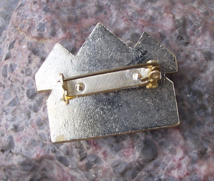 Vintage Pioneer Czech Pionyr Youth Camping Award Stage 2 Tents ROH Pin Badge