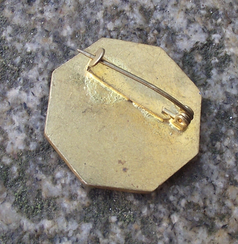 Vintage Pioneer Czech Pionyr Youth Camp Award Stage 2 Camping ROH Pin Badge