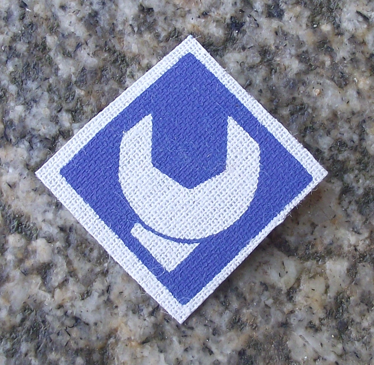 Vintage Pioneer Czech Pionyr Spanner Wrench Mechanic Patch Award Badge