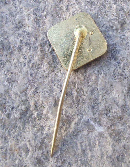 Vintage Good Soldier Svejk Waving Jaroslav Hasek Book 50km Walk Pin Badge