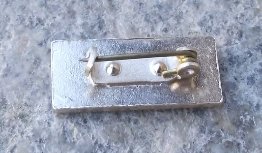 Vintage Pioneer Czech Scouts White Flame Ribbon Award Pin Badge - Badgecrazy