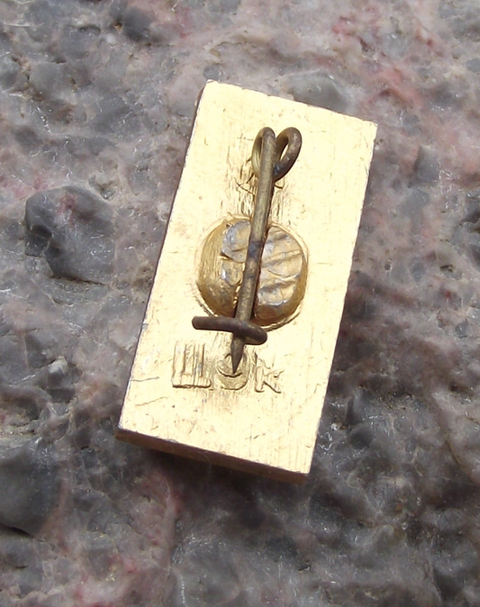 1972 Soviet Young Pioneer Youth Red Scarf 50th Anniversary Pin Badge - Badgecrazy