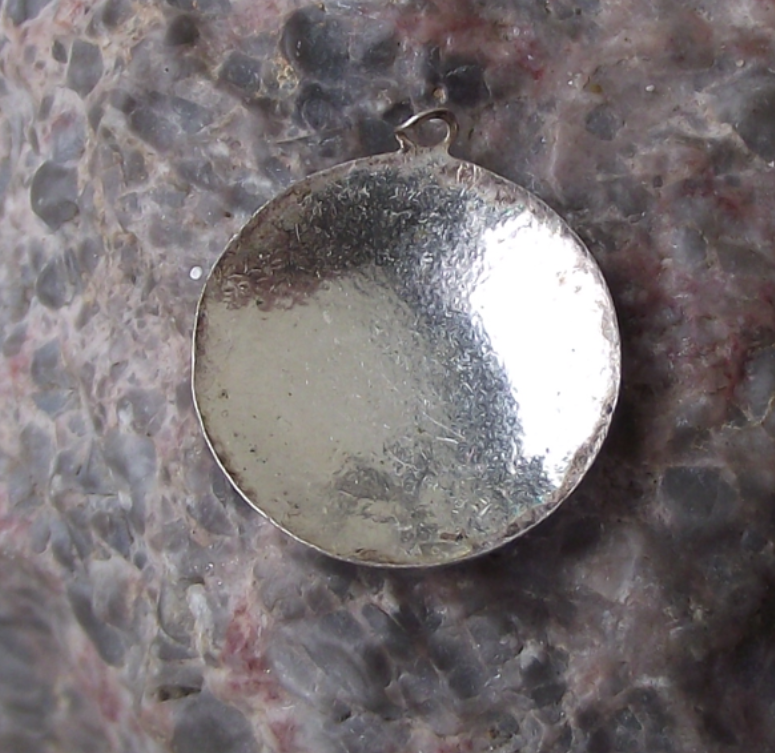 Vintage Niagara Falls Canada Painted Necklace Pendant