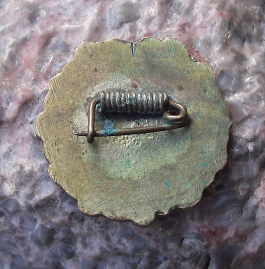 Vintage Mongolia Peoples Republic Damdin Sükhbaatar National Hero Pin Badge