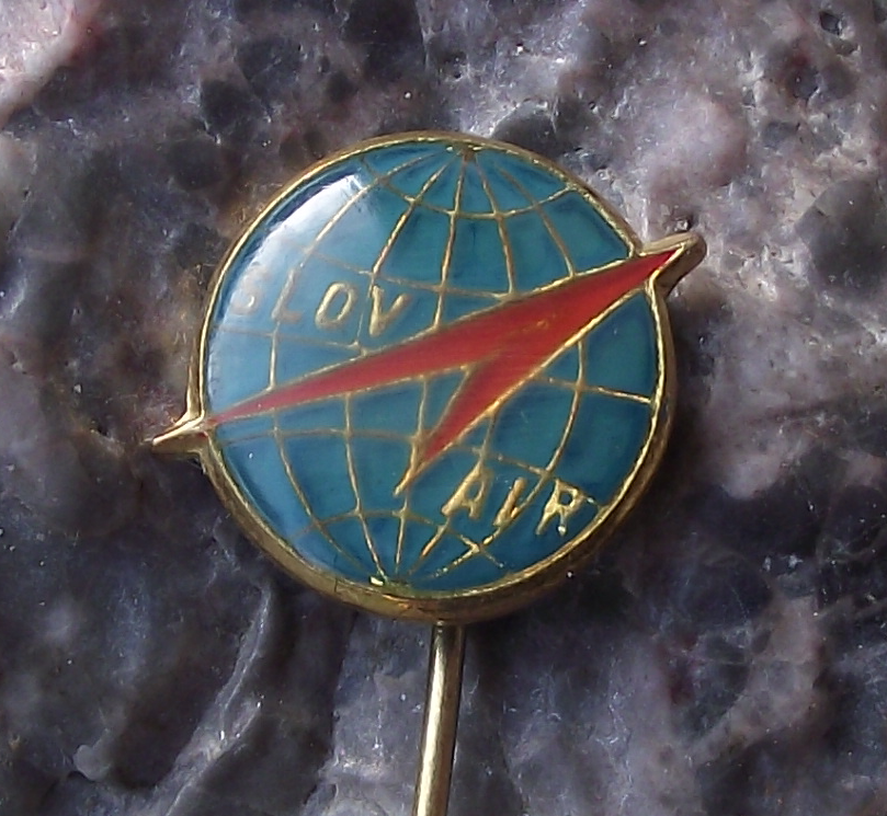 Vintage Slov Air Slovakia National Airline Official Logo Pin Badge