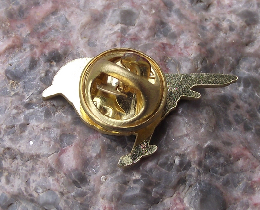 Rare Special Edition Golden European Robin Garden Bird Pin Badge - Badgecrazy