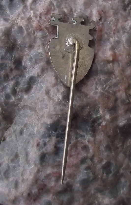 Vintage Eislaufverein EV Landshut EVL Germany Ice Hockey Supporters Pin Badge - Badgecrazy