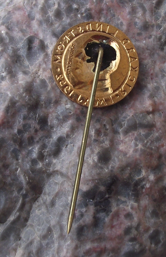 1952 Sweden Swedish May 1st Labor Day Rikard Lindstrom Mayday Pin Badge - Badgecrazy