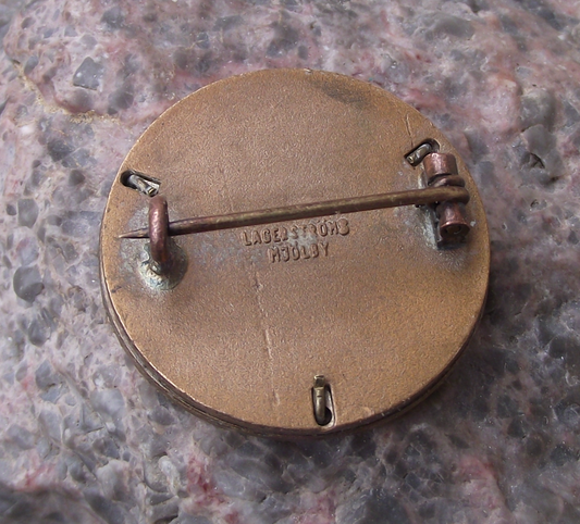 Vintage Swedish Shooting Award Sweden Gun Target Sverige Pin Badge