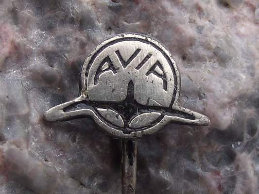 AVIA Czechoslovakia Aviation Aircraft Truck Automotive Logo Pin Badge