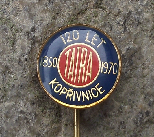 1970 Tatra Kopřivnice Factory 120th Anniversary Pin Badge - Badgecrazy