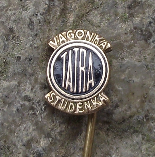 Vintage Tatra Studénka Carriages Rolling Stock of Czechoslovakia Pin Badge
