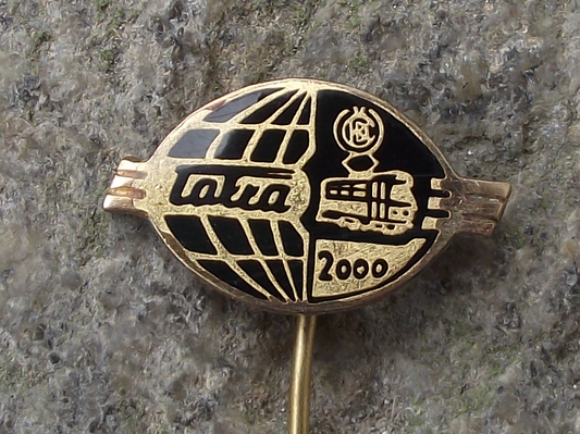 Vintage Tatra Smichov CKD Prague 2000 Trams Manufactured Pin Badge