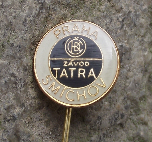 Vintage Tatra Smichov CKD Prague Trams Railway Carriages Wagons Pin Badge