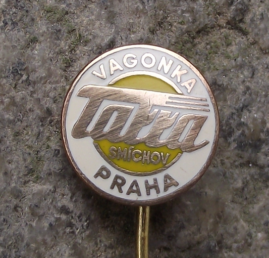 Vintage Tatra Smichov Prague Trams Railway Carriages Wagons Pin Badge