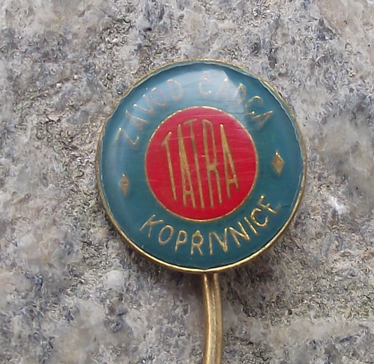 Vintage Tatra Vehicles Car Factory Cadca Kopřivnice Pin Badge - Badgecrazy