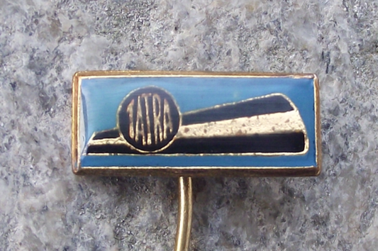 Vintage Tatra Railway Carriages Wagons Company Pin Badge