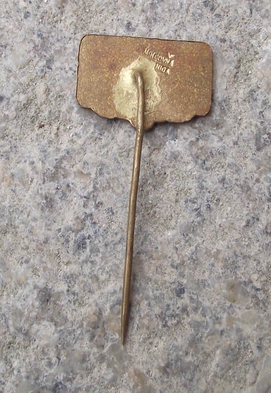 1964 Czechoslovakia Rysy Mountain 8th International Youth Ascent Lenin Pin Badge