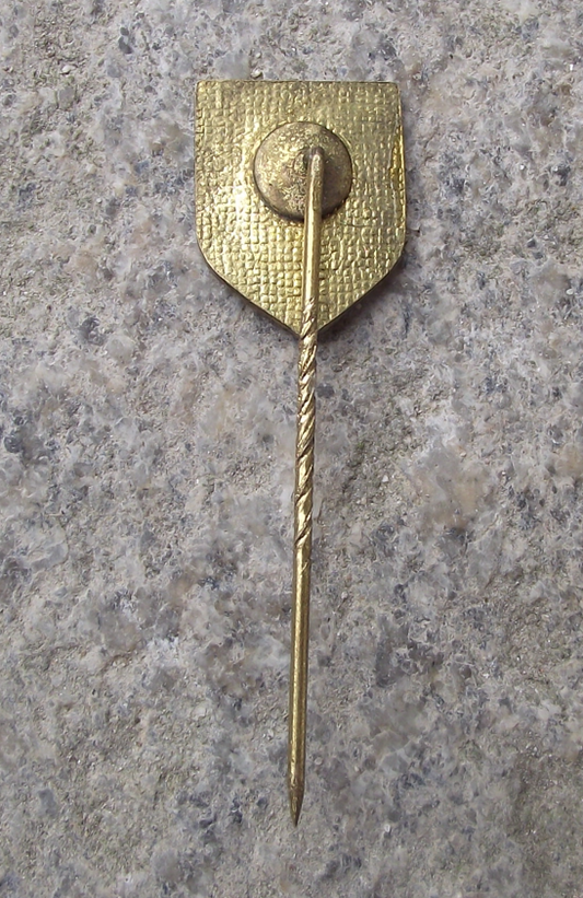 Vintage EC Bad Tölz Ice Hockey Club Germany Lion Crest Pin Badge - Badgecrazy